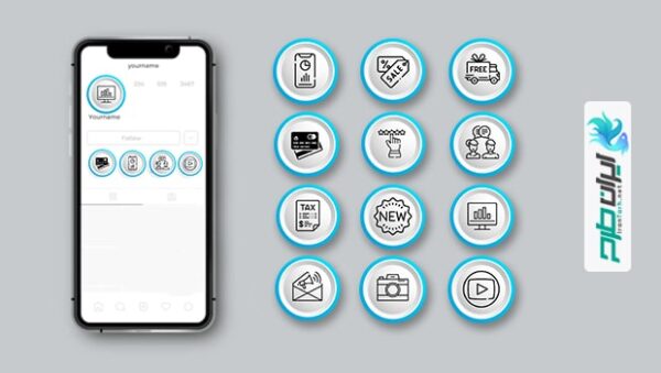 کاور هایلایت آموزشگاه رانندگی برای پیج اینستاگرام