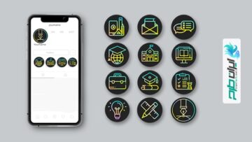 پیش نمایش و دانلود کاور هایلایت طراحی گرافیک