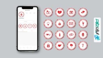 کاور هایلایت اینستاگرام عاشقانه