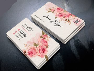طرح لایه باز کارت ویزیت برای طراح